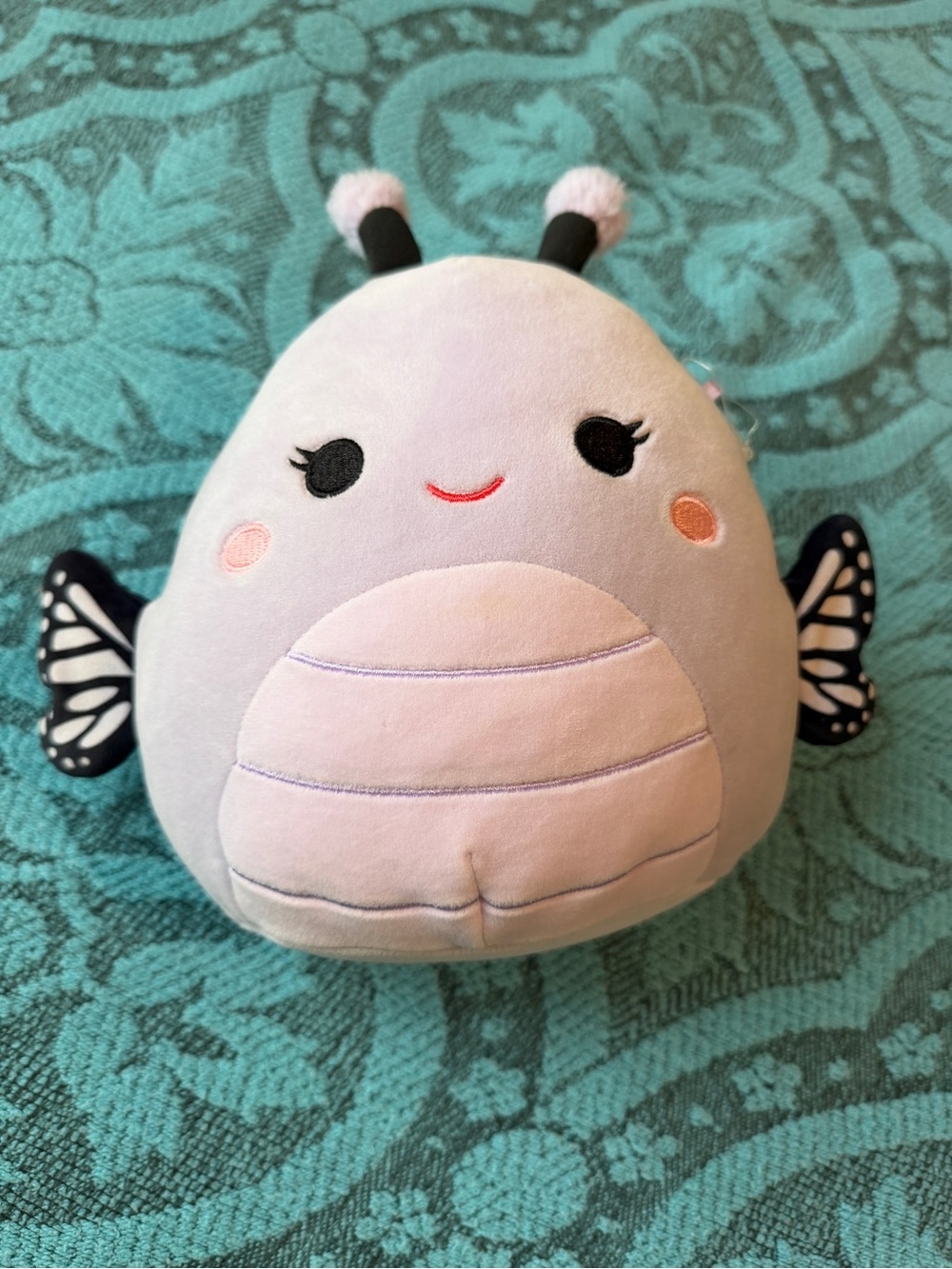 Plush Lavender and Pink Bibiana Butterfly Toy - 7.5 in Soft Stuffed Pet Plush